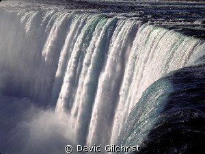 At the brink. Niagara Falls, Ontario. by David Gilchrist 